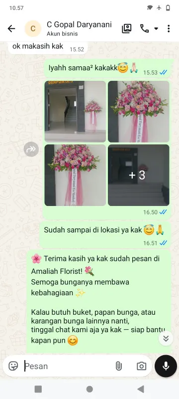 Pengiriman Karangan Bunga Teluk Naga